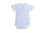Body LILIPUT, Mädchen, Gr. 62/68, EURO-Größen, blau (hellblau), 100% Baumwolle, gestreift, kurz, V-Ausschnitt, Bodys Body, mit praktischer Druckknopfleiste