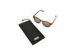 Sonnenbrille URBAN CLASSICS "Urban Classics Unisex Sunglasses Sunrise UC", Damen, braun leo, grün, Sonnenbrillen Sonnenbrille