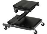 Rollbrett APA "Montage Rollbrett/Hocker", schwarz, B:41cm H:12cm L:94cm, Kunstleder, Stahl, Rollbretter