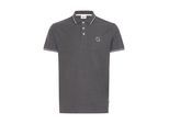 Poloshirt SOLID "Poloshirt SDHangi", Herren, Gr. M, grau (med grau m), Obermaterial: 60% Baumwolle CO. 40% Polyester PES., Shirts