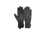 Skihandschuhe REUSCH "Power Stretch TOUCH-TEC", Damen, Gr. 11, schwarz, 69% Polyester, 16% Polyamid, 15% Elasthan, unifarben, Handschuhe, mit stark atmungsaktiver Ausstattung