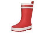 Gummistiefel ZIGZAG, Mädchen, Gr. 24, rot (rot, weiß), Gummi, Schuhe Gummistiefel, aus hochwertigem Naturkautschuk