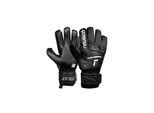Torwarthandschuhe REUSCH "Attrakt Solid", Damen, Gr. 11, schwarz, 29% Polyester, 5% Lederimitat, 1% Baumwolle, Handschuhe, für alle Spielfeldoberflächen
