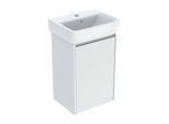 Geberit Renova Plan Handwaschbecken-Set 504034001 Waschtisch weiß, Korpus/Front weiß / lackiert seidenmatt, Breite 45 cm