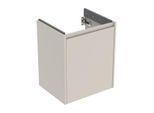 Geberit Renova Plan Waschtisch-Unterschrank 504023DB1 Korpus/Front sandgrau / lackiert seidenmatt, Breite 50,4 cm, 1 Tür