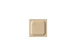 Bette BetteSupra Duschwanne 5820-003AE 80x80x6,5cm, Antirutsch/Pro, bahamabeige