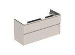 Geberit Renova Plan Unterschrank 504033DB1 2 Schubladen, Breite 124,5cm, Korpus/Front sandgrau / lackiert seidenmatt