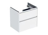 Geberit Renova Plan Waschtisch-Unterschrank 504028011 2 Schubladen, Korpus/Front weiß / lackiert seidenglanz, Breite 64,4 cm
