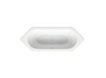 Bette BetteStarlet 6-Eck-Badewanne 2040-038AR 188 × 70 × 42cm, Antirutsch, natura