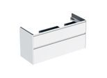 Geberit Renova Plan Unterschrank 504033011 2 Schubladen, Breite 124,5cm, Korpus/Front weiß / lackiert seidenglanz
