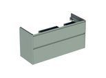 Geberit Renova Plan Unterschrank 504033IK1 2 Schubladen, Breite 124,5cm, Korpus/Front salbeigrün / lackiert seidenmatt