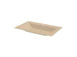 Bette Loft Einbau-Waschtisch A230-003HLW1 80x49,5x10cm, HLW1, bahamabeige