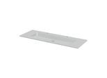 Bette BetteAqua Einbau-Waschtisch A072-410HLW2 140x49,5cm, HLW2, silver