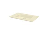 Bette BetteAqua Einbau-Waschtisch A071-441HLW1 80x49,5cm, HLW1, cream
