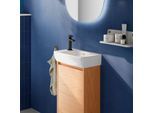 Geberit Renova Compact Waschtisch-Unterschrank 504081PS1 1 Tür, Korpus/Front Eiche natur / Melamin Holzstruktur, Breite 41,2 cm
