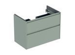 Geberit Renova Plan Waschtisch-Unterschrank 504031IK1 2 Schubladen, Korpus/Front salbeigrün / lackiert seidenmatt, Breite 84,6 cm