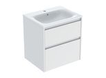 Geberit Renova Plan Möbel-Waschtisch-Set 504039008 Breite 60cm, Korpus/Front weiß / lackiert seidenmatt, Waschtisch weiß / KeraTect
