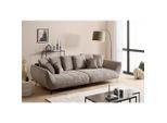 Livetastic Bigsofa Triton, Taupe, Metall, 4-Sitzer, Füllung: Silikon, Schaumstoffflocken,Silikon,Silikon, 311x95x130 cm, Made in EU, Rücken echt, Wohnzimmer, Sofas & Couches, Sofas, Bigsofas