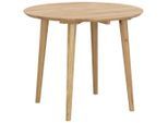P & B Esstisch, Wildeiche, Holz, Wildeiche, massiv, rund, konisch, 75x75x75 cm, gastro- und objekttauglich, in verschiedenen Größen und Holzarten erhältlich, Esszimmer, Tische, Esstische, Esstische rund