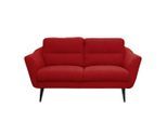 Livetastic , Rot , Textil , Buche , 158x87x88 cm , Made in EU , Wohnzimmer, Sofas & Couches, Sofas, 2er Sofas