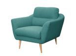 Livetastic , Türkis , Textil , Buche , 92x87x88 cm , Made in EU ,