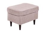 Mid.you , Rosa , Textil , Buche , massiv , rechteckig , 63x43x42 cm , Made in EU ,