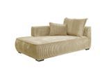 Mid.you , Beige , Textil , Kiefer , 207x75x121 cm , Made in EU ,