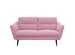 Livetastic , Rosa , Textil , Buche , 187x87x88 cm , Made in EU , Rücken echt , Wohnzimmer, Sofas & Couches, Sofas, 3er Sofas