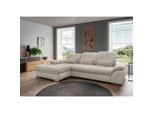 Livetastic , Beige , Textil , Uni , Füllung: Schaumstoff , L-Form , 314x184 cm , Liegefunktion, seitenverkehrt erhältlich, Rücken echt, Armteil links, Armteil rechts , Wohnzimmer, Sofas & Couches, Schlafsofas, Ecksofas mit Schlaffunktion