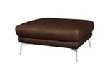 Livetastic , Chromfarben, Dunkelbraun , Leder , Echtleder , Semi-Anilinleder , rechteckig , 96x45x80 cm , Made in EU ,