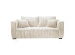 Mid.you , Creme , Textil , Kiefer , Füllung: Polyurethan (PUR),Polyurethan (Pur) , 223x95x121 cm , Made in EU ,