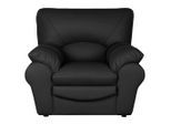 Livetastic , Schwarz , Leder , Echtleder , Rindleder , 105x92x85 cm , Made in EU , Lederauswahl , Esszimmer, Esszimmerstühle, Stühle