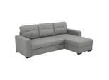 Livetastic , Grau , Textil , 240x160 cm , Made in EU , Wohnzimmer, Sofas & Couches, Schlafsofas, Schlafsofas
