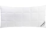 Kunstfaserkopfkissen SCHLAFGUT "Pure Kissen", weiß, B:40cm L:80cm, Bezug: 100% Baumwolle. Füllung: 100% Polyester, Kopfkissen, Anschmiegsames Schlafgefühl dank leichter Super-Fill-Füllung