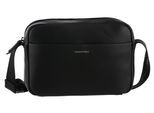 Umhängetasche VALENTINO BAGS "CROSSBODY HORIZON", Mädchen, Gr. B/H/T: 25cm x 17,5cm x 7cm, schwarz (nero), Polyurethan, Taschen Umhängetasche, Herrentasche Schultertasche