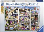 Puzzle RAVENSBURGER "Gelini Puppenhaus", bunt, Puzzles, KinderB:153cm H:101cm, Pappe, Motiv, Made in Germany, B:153cm H:101cm