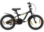 Kinderfahrrad LÖWENRAD "Sport" Gr. 23, schwarz, Fahrräder, Kinder, 23cm, 16 Zoll (40,64cm)