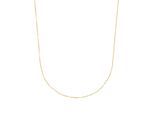Collierkettchen AMOR, gold (gelbgoldfarben), Halsketten, Damen, Gelbgold 585, L: 45 B: 1mm, Made in Germany, B:1mm