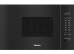 MIELE Einbau-Mikrowelle "M 2234 SC", schwarz (obsidianschwarz), B:59,5cm H:37,2cm T:31cm, Mikrowellen