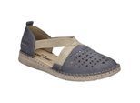Slipper JOSEF SEIBEL "Sofie 44, jeans", Damen, Gr. 41, blau (jeans), Obermaterial: 100% Rindsleder Leather cow., Schuhe Slipper