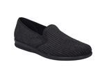 Hausschuh JOSEF SEIBEL "Belfort 122, schwarz", Herren, Gr. 39, schwarz, Obermaterial: 100% Textilmaterial TEXMAT., Schuhe Hausschuh