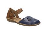 Sandale JOSEF SEIBEL "Rosalie 04, shark-kombi", Damen, Gr. 38, grau (shark, kombi), Obermaterial: 100% Rindsleder Leather cow., Schuhe Sandale