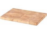 Schneidebrett CONTINENTA, beige (natur), B:21,5cm H:2cm L:30cm, Massivholz, Schneidebretter, Schneidebrett, in hochwertiger Handarbeit hergestellt