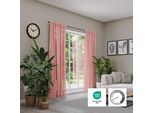 Vorhang NEUTEX FOR YOU "Libre-ECO" Gr. 1, orange (koralle), B:142cm H:245cm, Jacquard, Polyester, Gardinen, Vorhang