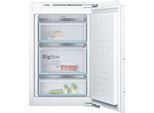 BOSCH Einbaugefrierschrank "GIV21ADD0", Energieeffizienz: D, weiß, B:55,8cm H:87,4cm T:54,5cm, Gefrierschränke, Low Frost: geringere Eisbildung & schnelleres Abtauen, Einbaugefrierschrank