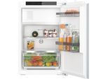 BOSCH Einbaukühlschrank "KIL22VFE0", Energieeffizienz: E, silber (weiß), Rechtsanschlag, wechselbar, Kühlschränke, Multi Box XXL: extragroße Schublade für Obst und Gemüse, Einbaukühlschrank