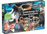 Experimentierkasten CLEMENTONI "Galileo Lab, Entdeckungs-Set, Tiere auf unserer Erde", bunt (weiß, neutral), Experimentierkästen, Kinder, Experimentierkasten, Made in Europe