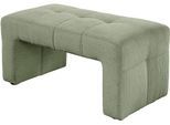 Hockerbank EXXPO - SOFA FASHION "Barista Hockerbank mit hoher Bodenfreiheit", grün (mint), B:104cm H:51cm T:55cm, Hocker, Hockerbank, Sitz gepolstert,Breite ca.100 cm