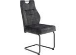 HELA "Linda S Schwingstuhl" (Set) 4 Stk.mit Taschenfederkern Sitz, mit 140KG belastbar, Freischwinger