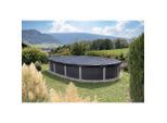 Möbelix , Grau, Schwarz , Kunststoff , 460x915 cm , Europäischer Sicherheitsstandard , Pools & Wasserspaß, Poolzubehör, Poolabdeckungen, Pool-Abdeckplanen